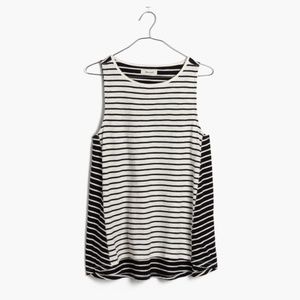 New Madewell striped swing tank - Size XL